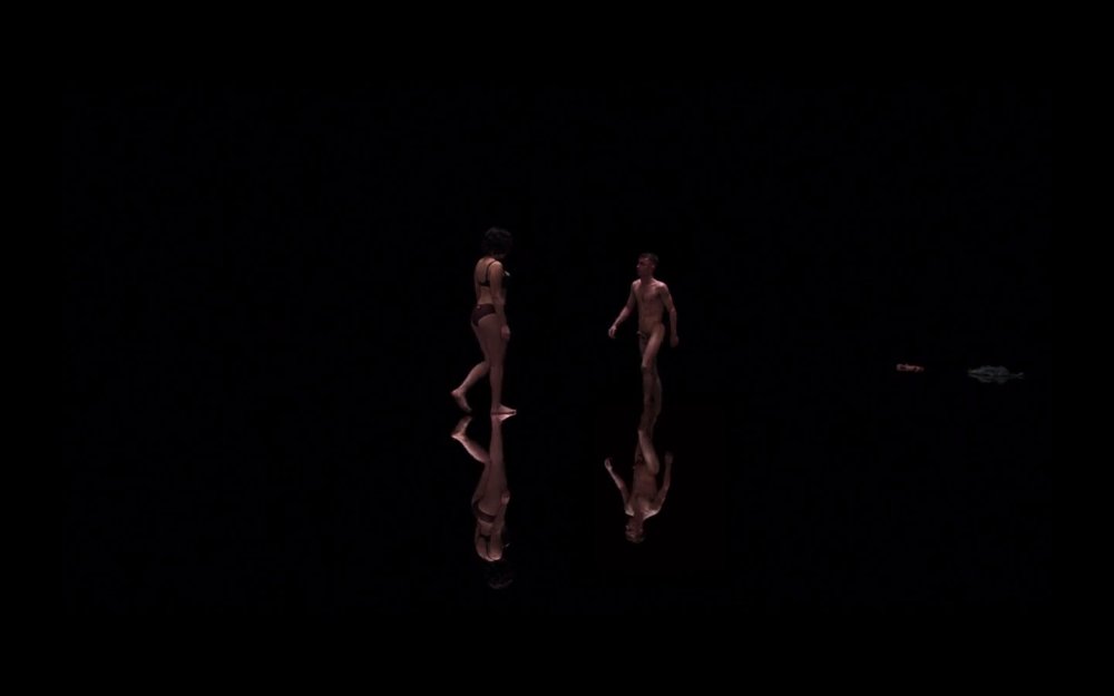 Scarlett Johansson Naked in Cinema