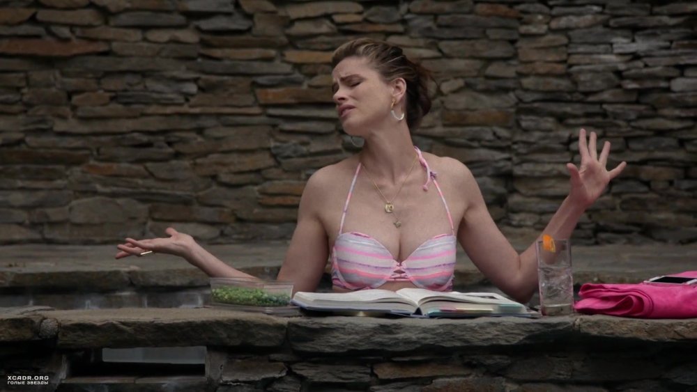 AMANDA PEET in a swimsuit
