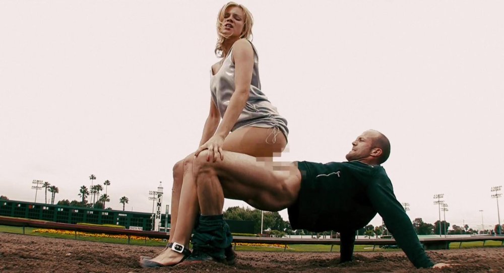 Amy Smart and Jason Statham