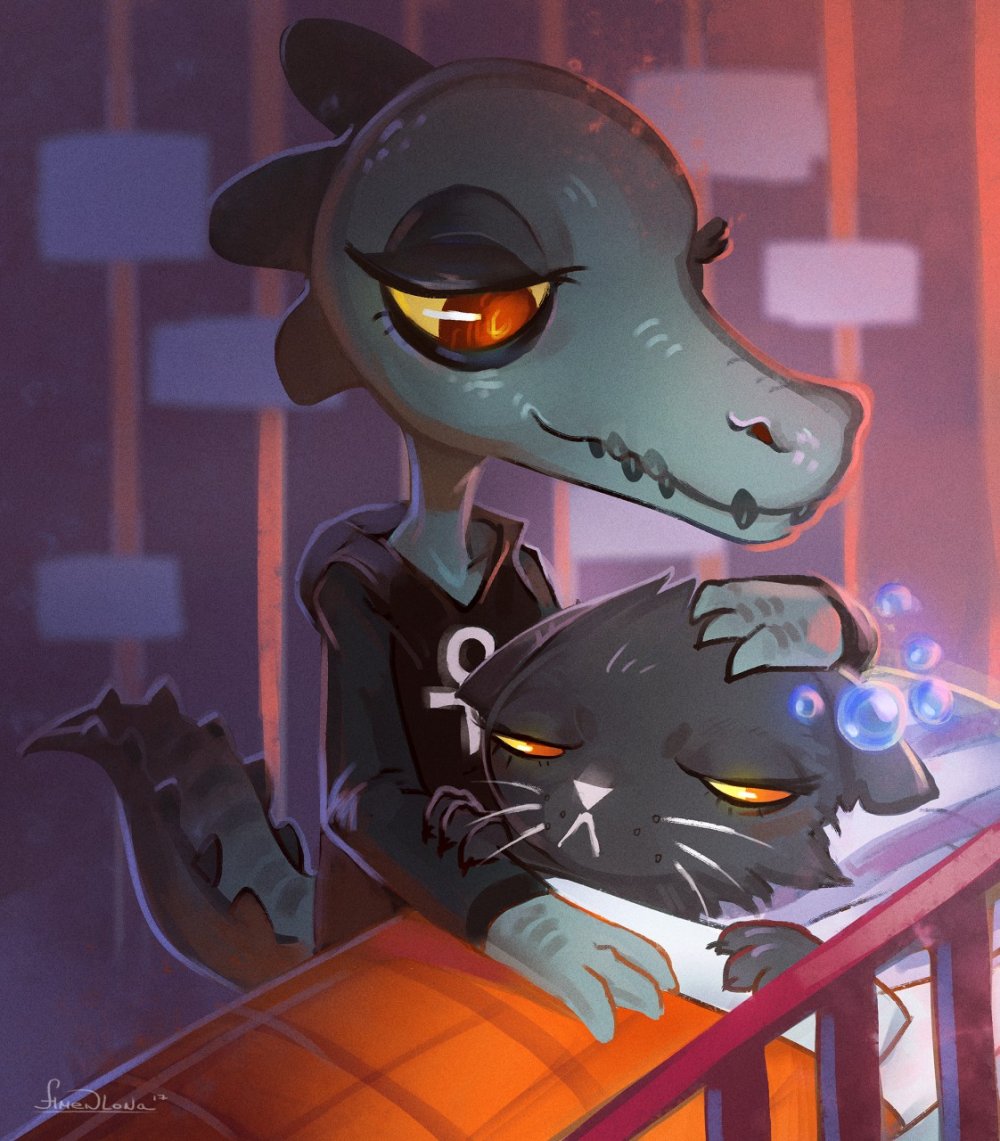 Night in the Woods May and Beatrice