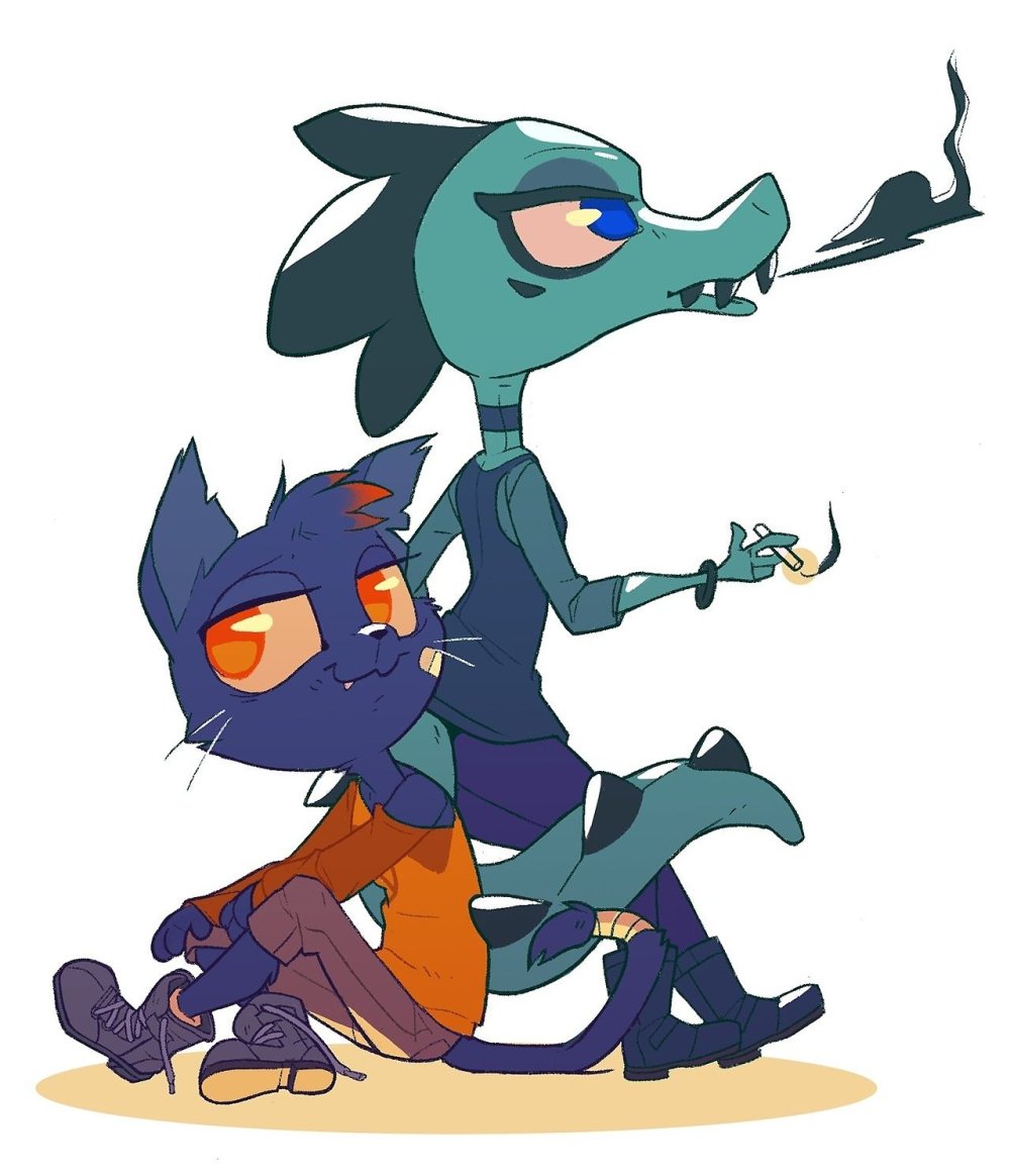 Night in the Woods Beatrice Concept Arta
