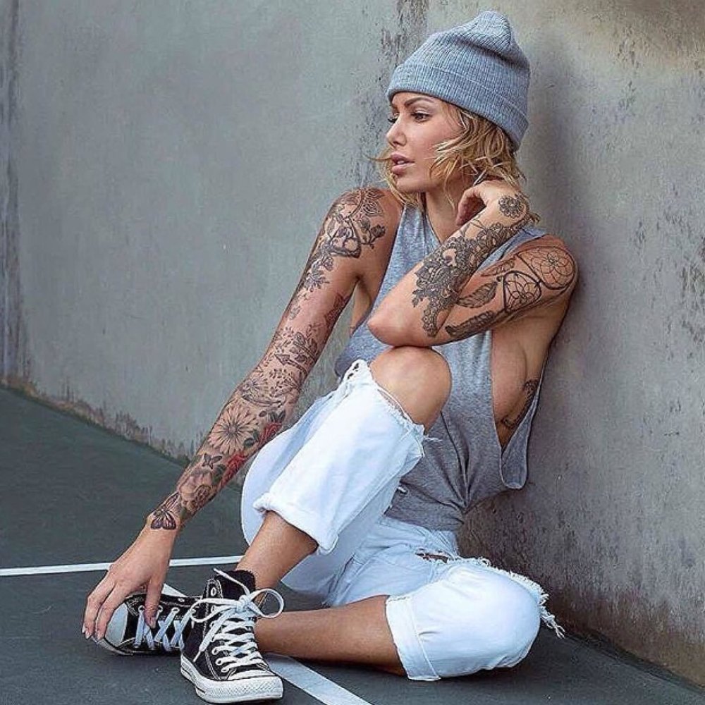 Megan Model Tattooed