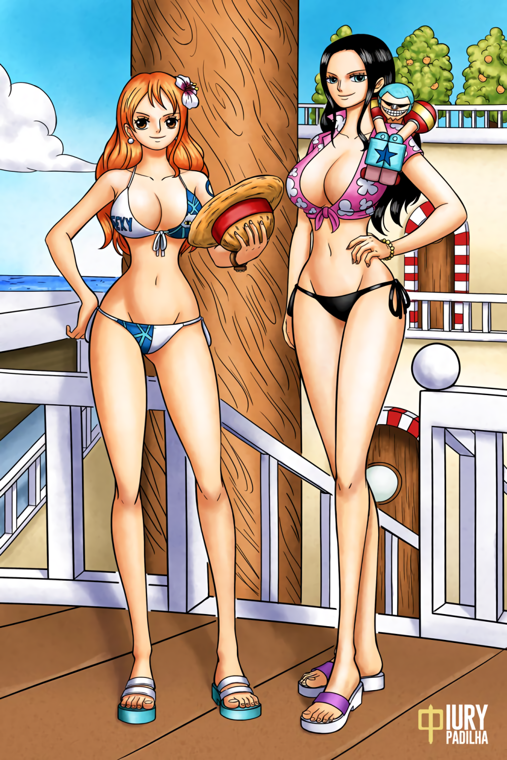 Van Pis us and Robin in a swimsuit 18