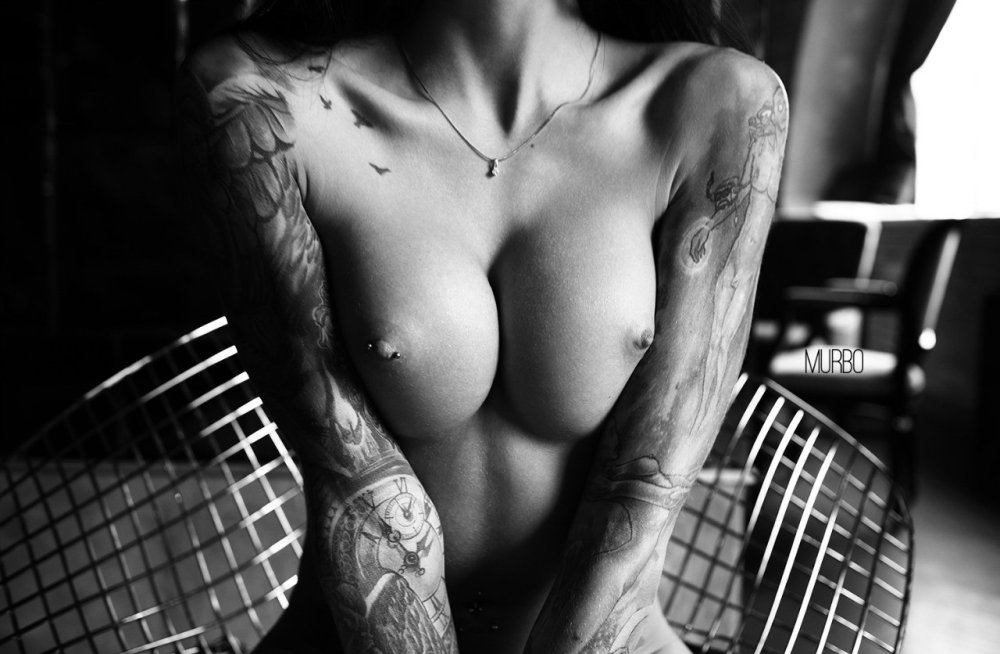 Tattoo model Anna Sakharov