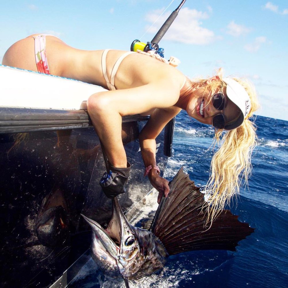 Cute fisherman Brooke Frekreklington from Australia