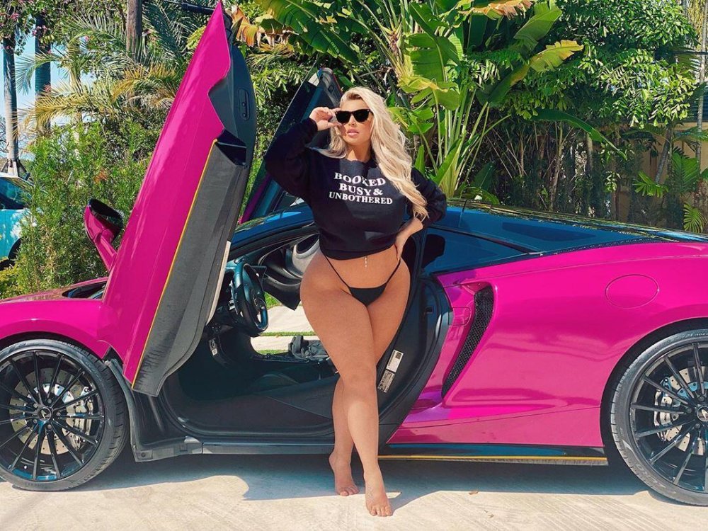 Ashley Alexis in heels