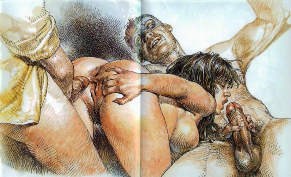 Erotic retro comics