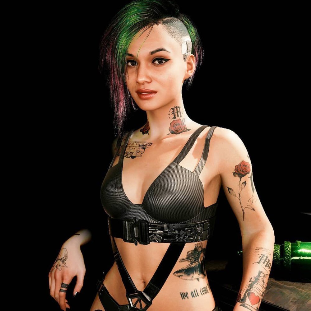 Judy Alvarez Cyberpunk 2077 +18 art