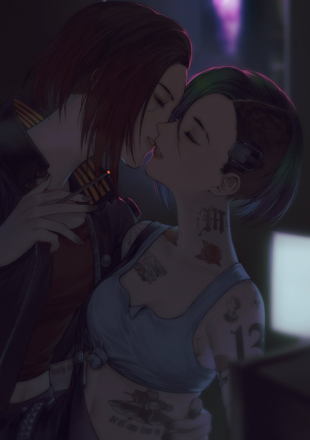 Cyberpunk 2077 Judy Alvarez Burned