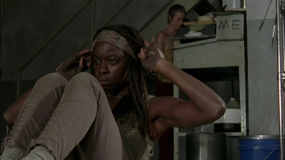 Danai Gurira bed scene
