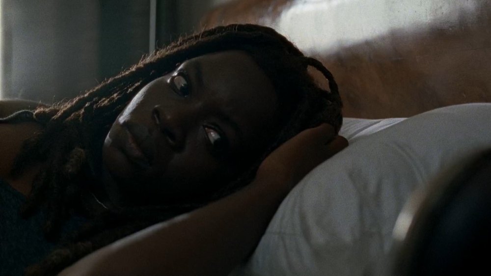 Danai Gurira bed scene
