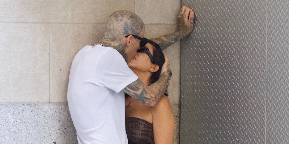 Travis Barker and Courtney Kardashian