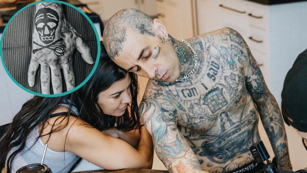 Travis Barker and Courtney Kardashian