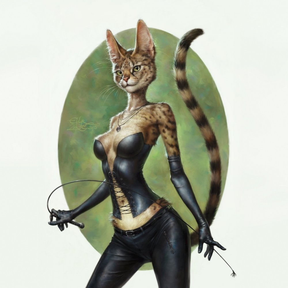 Girl fantasy sexy cat