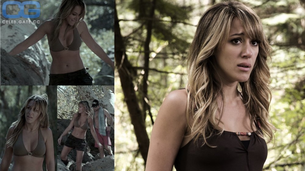 Hilary Duff photo shoots in linen