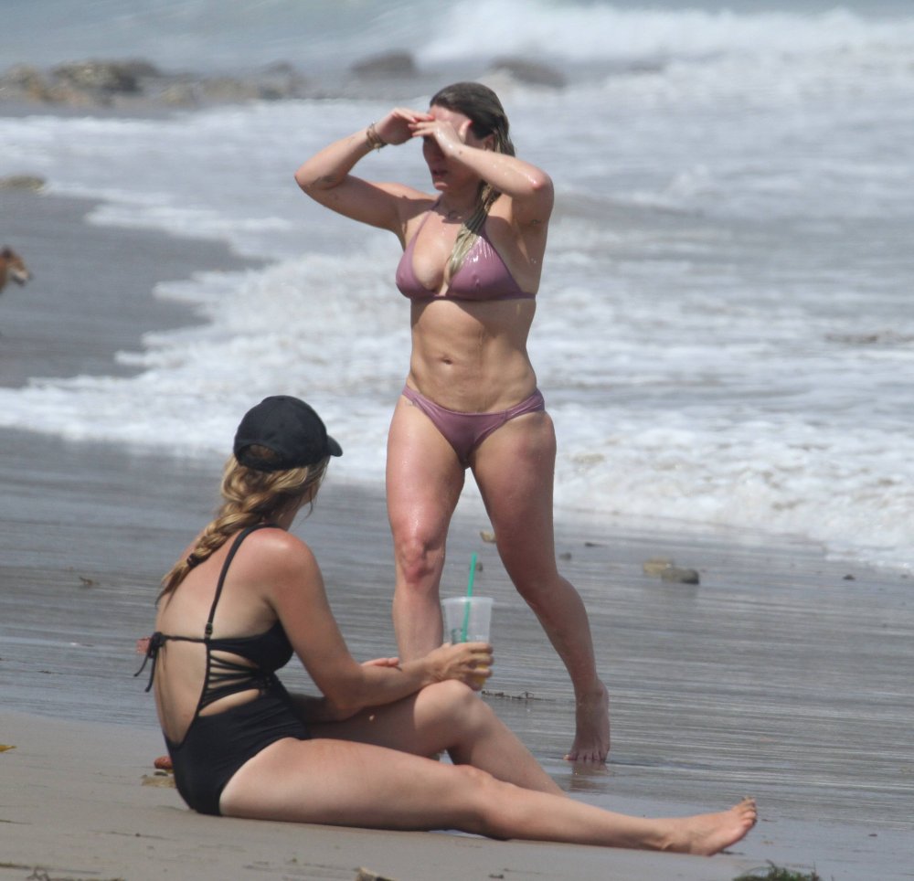 Hilary Duff Bikini Topless