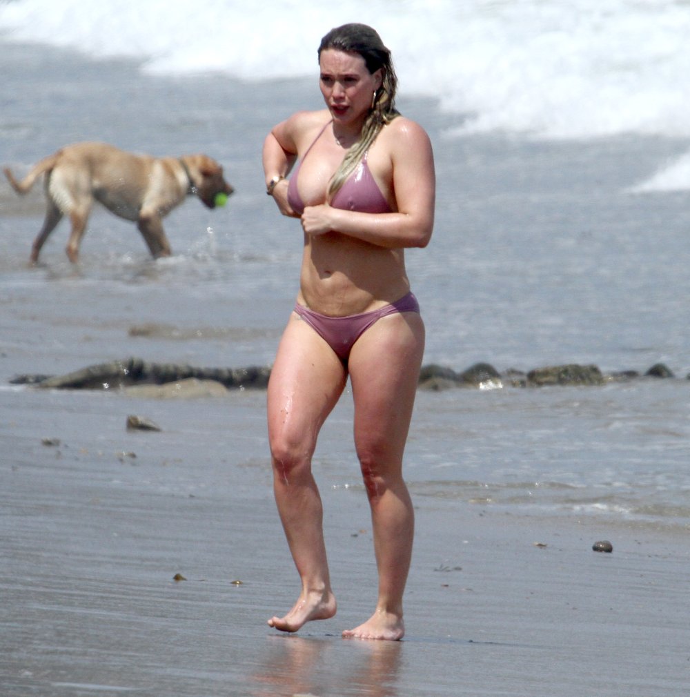 Hilary Duff in a swimsuit 2018