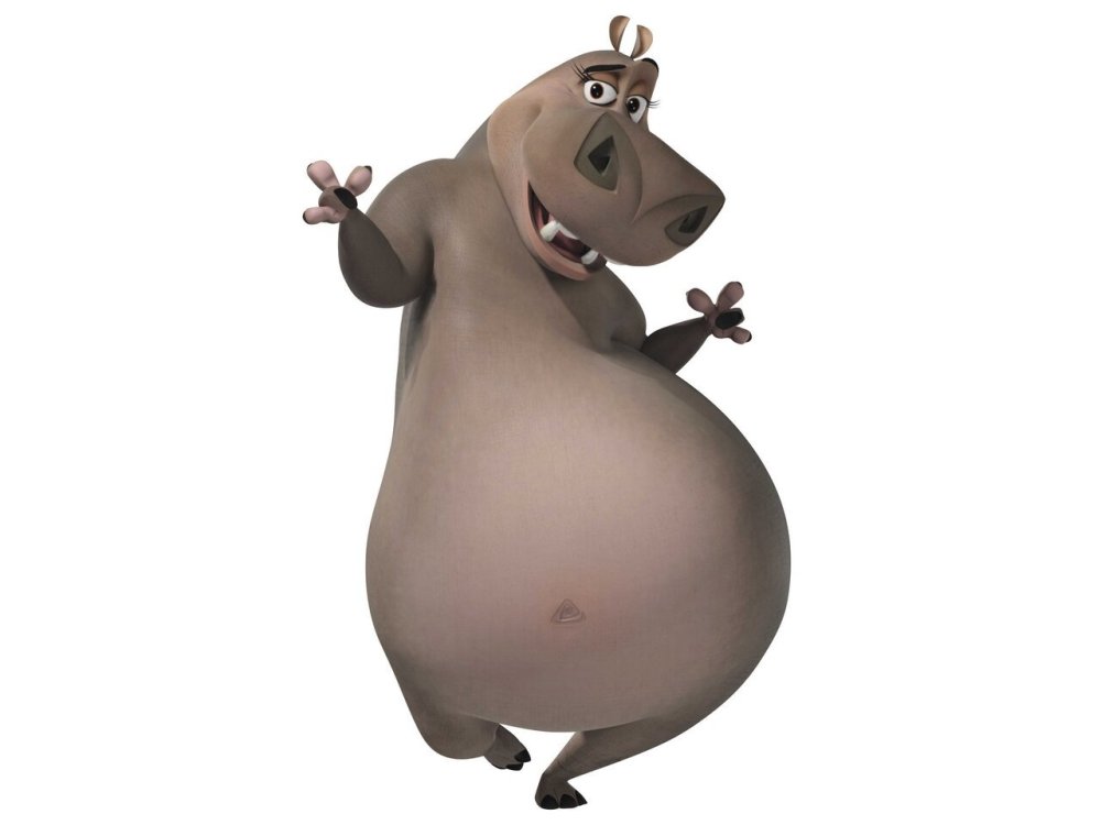 Fat Furry Hippopotamus
