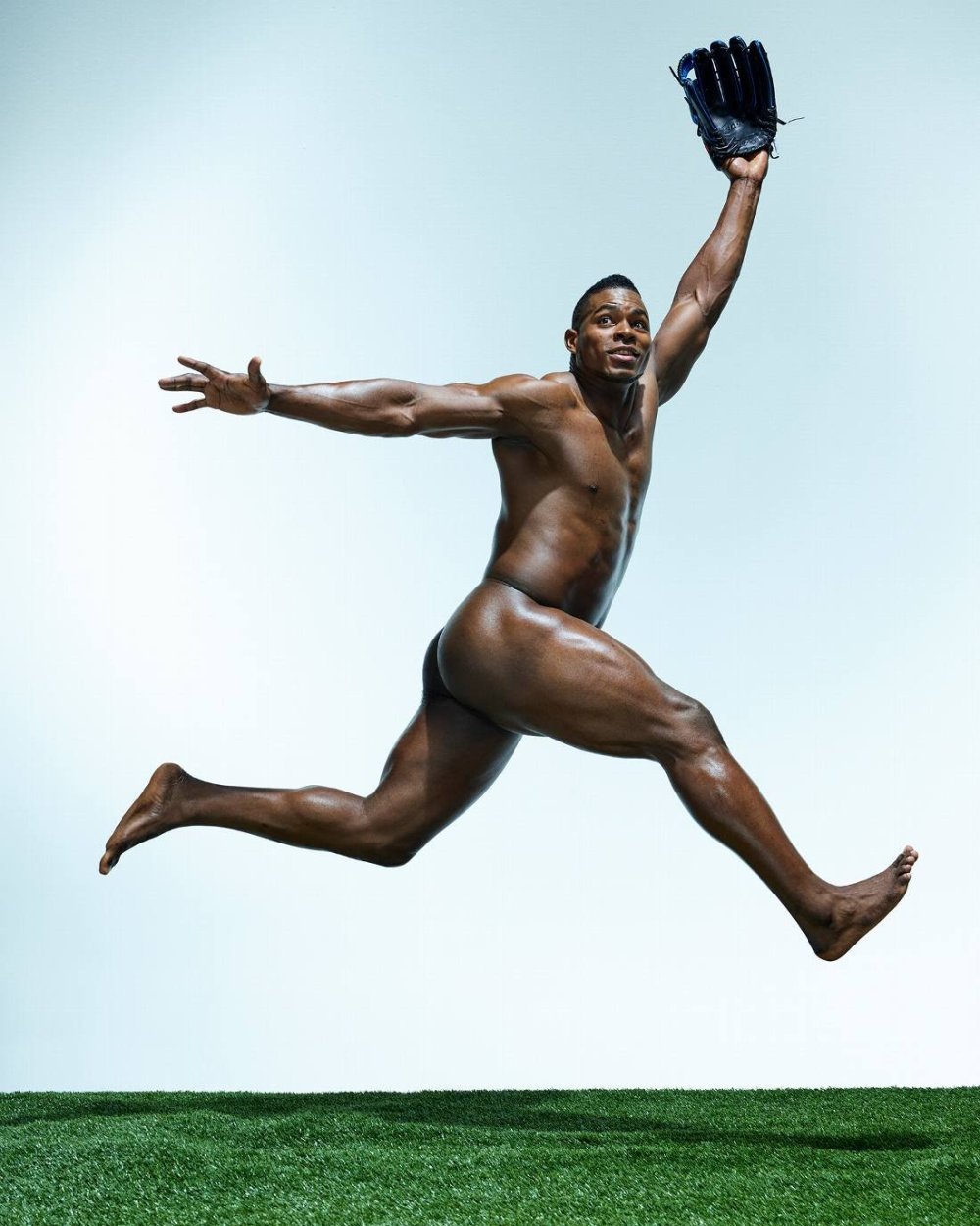 Naked sports woman art