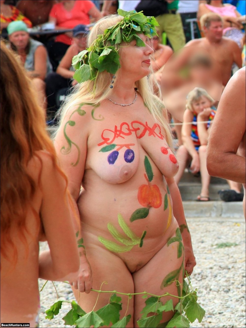 Naked celebration of Neptune's Day