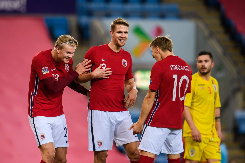 Erling Holland in the national team of Norway