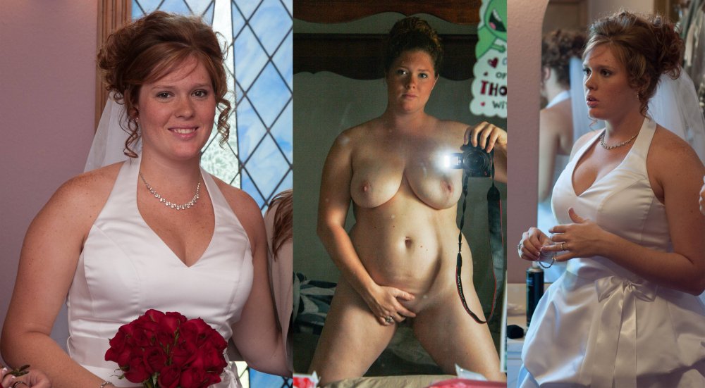 Brides dressed and striped