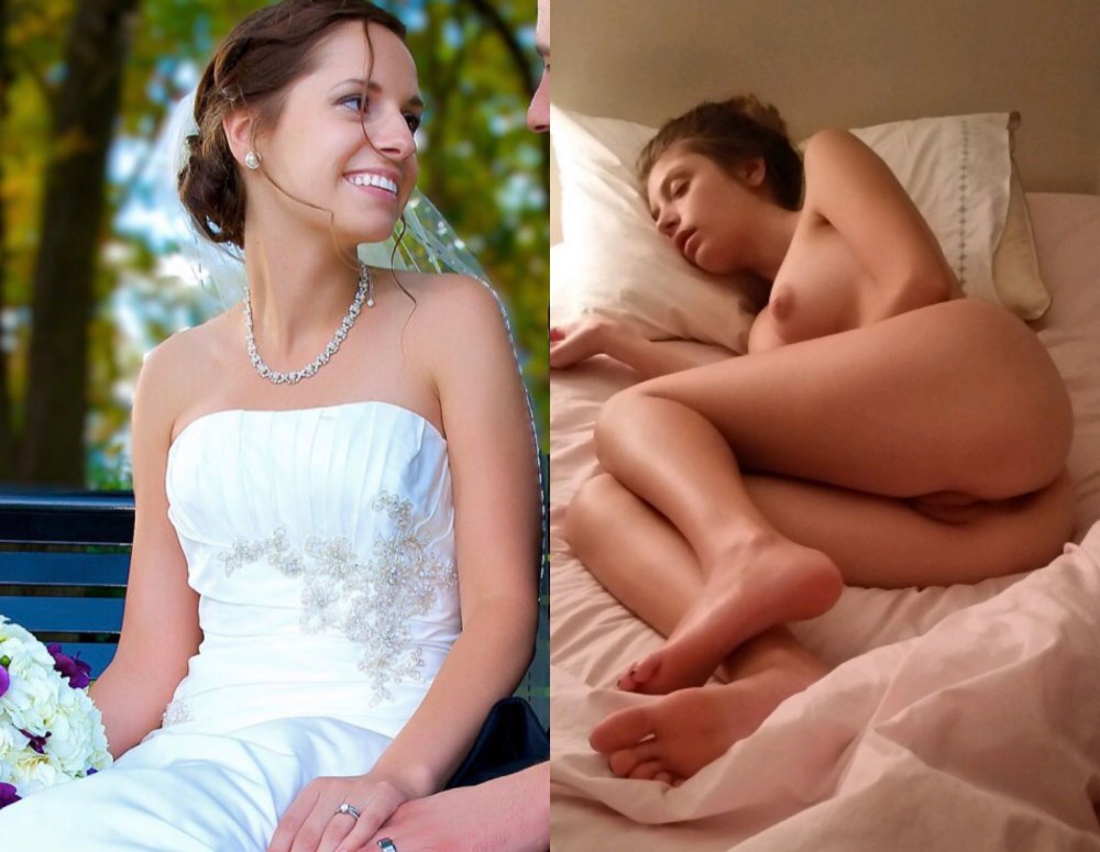 Brides dressed and striped