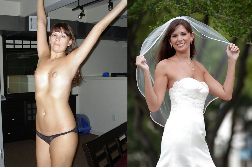 Amateur Bride Before and after nude (Sex