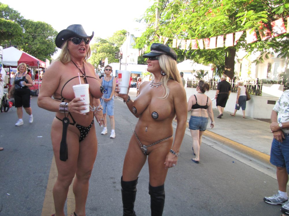 Naked Masquerade on the streets of Ki Vesta