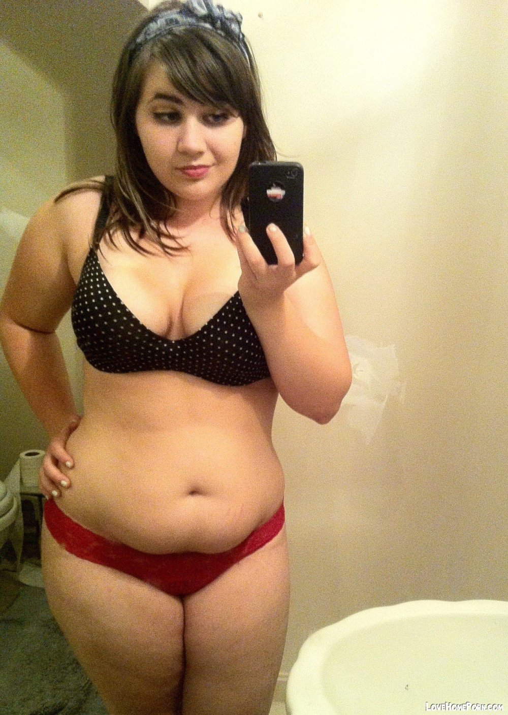 Maria March in underwear