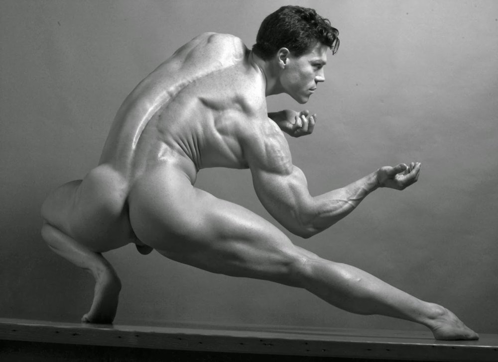 Photo shoot in the style of nude men