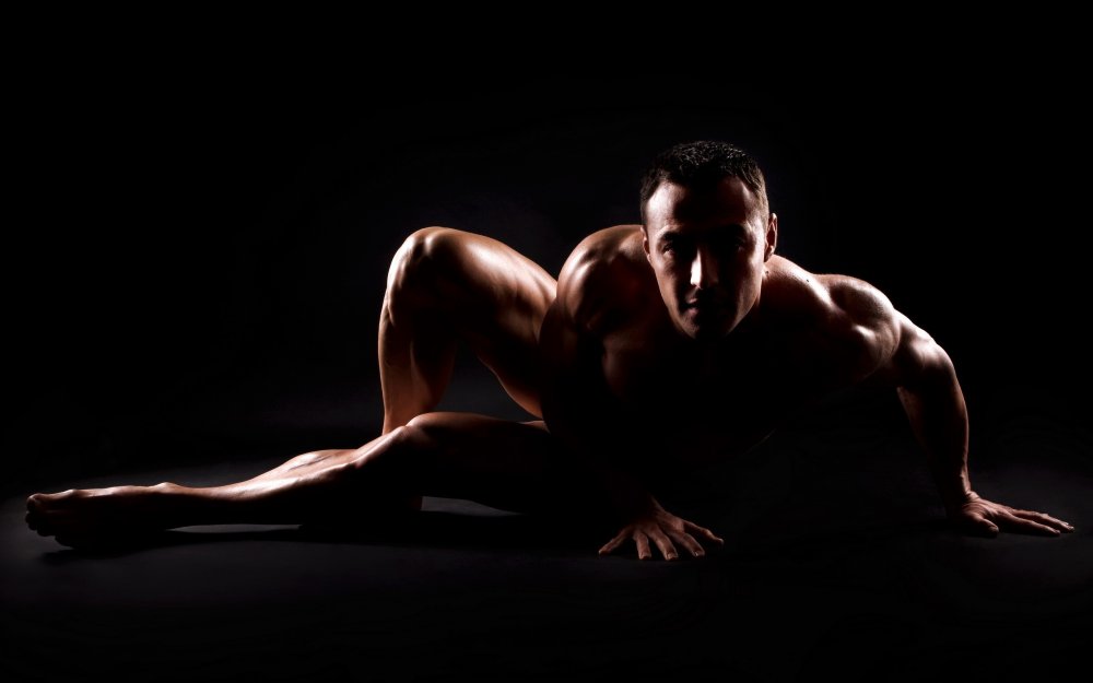 Men are naked