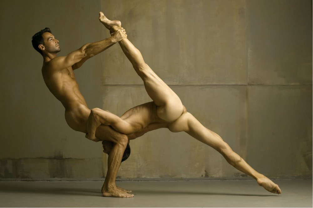 Photoshoot of naked men