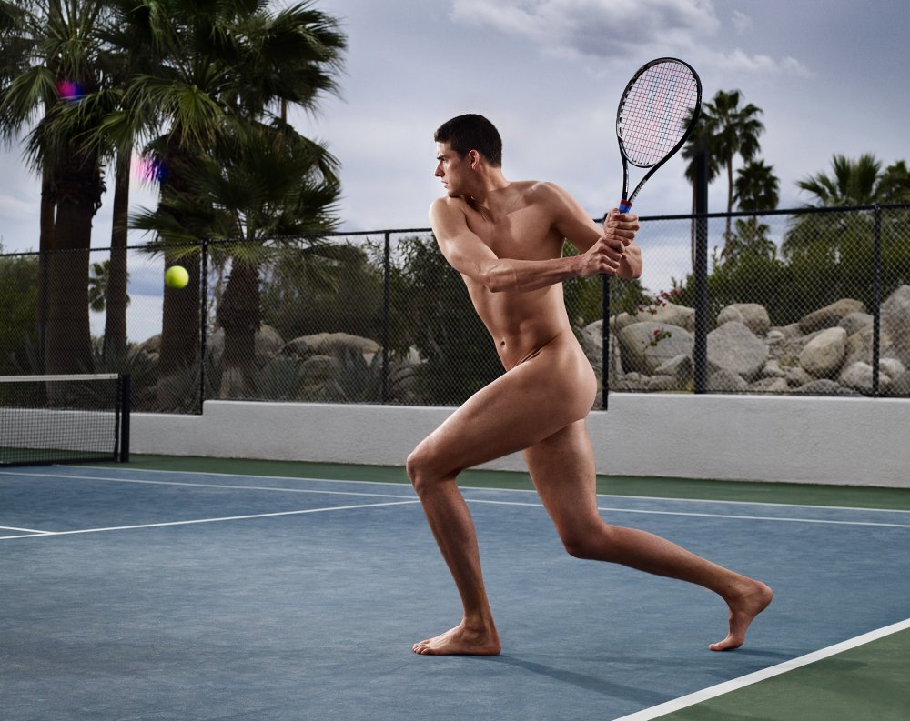 Naked bodybuilder ends
