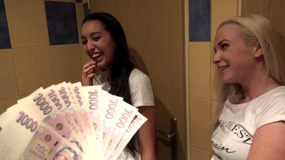 Czech Coupeles on the actress train