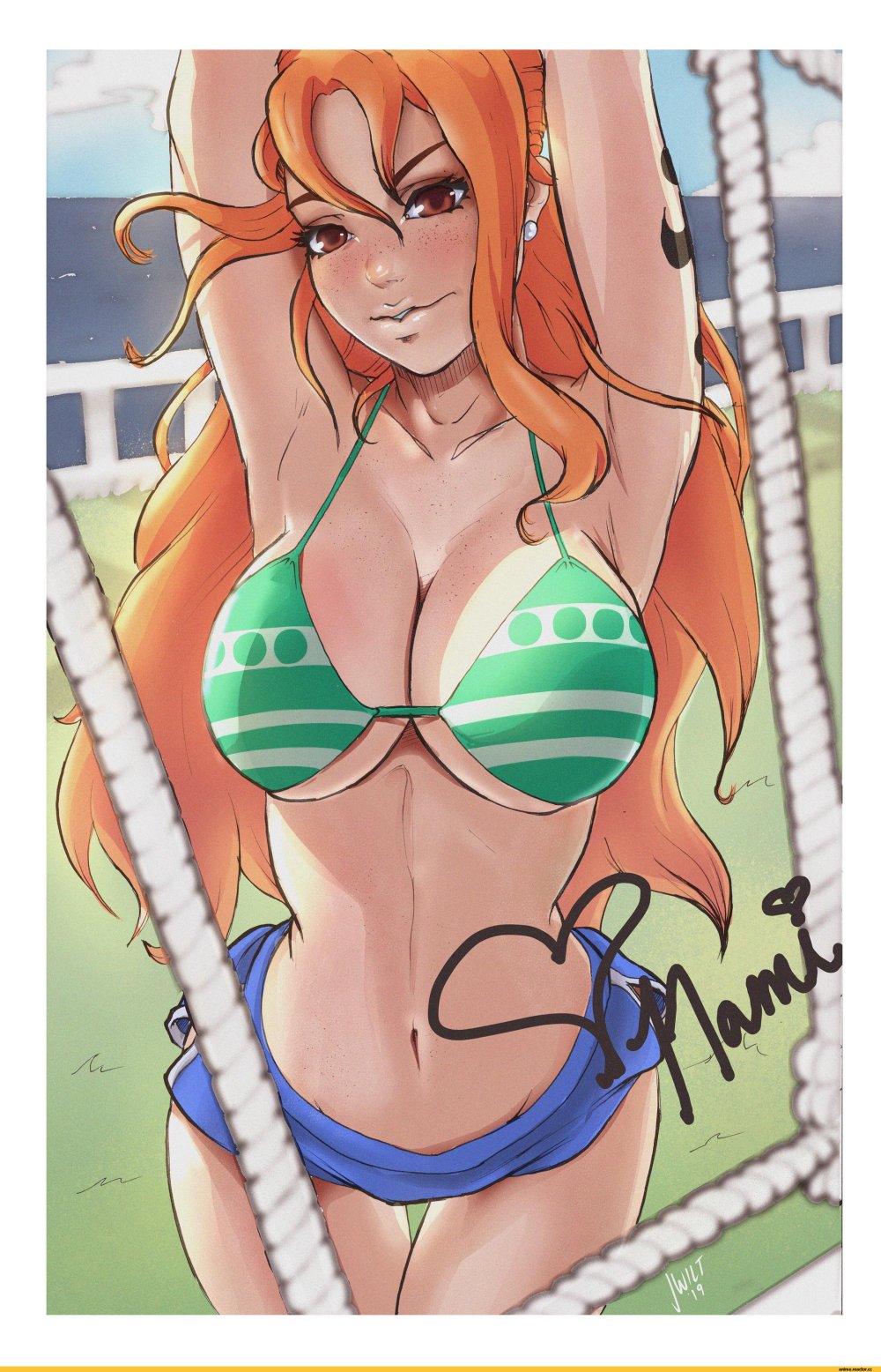 Van Pis us and Robin in a swimsuit 18