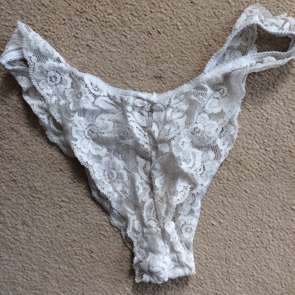 Women's panties worn