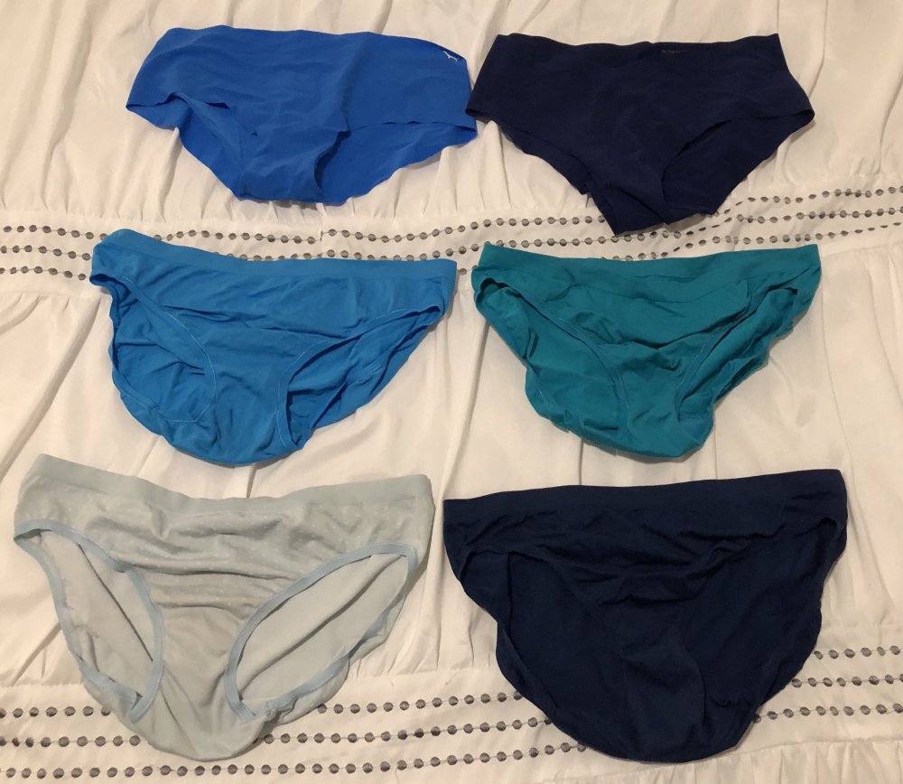 Dirty women's large underpants