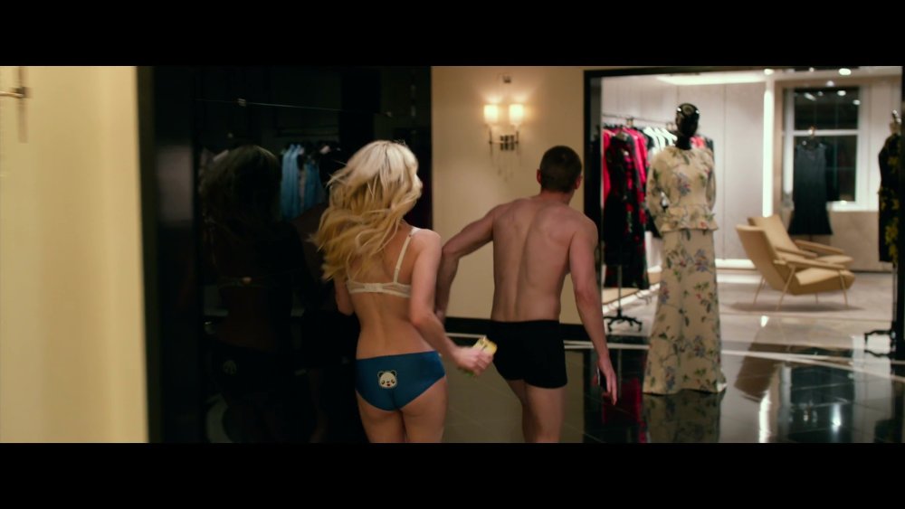 Emma Roberts in the film in underwear
