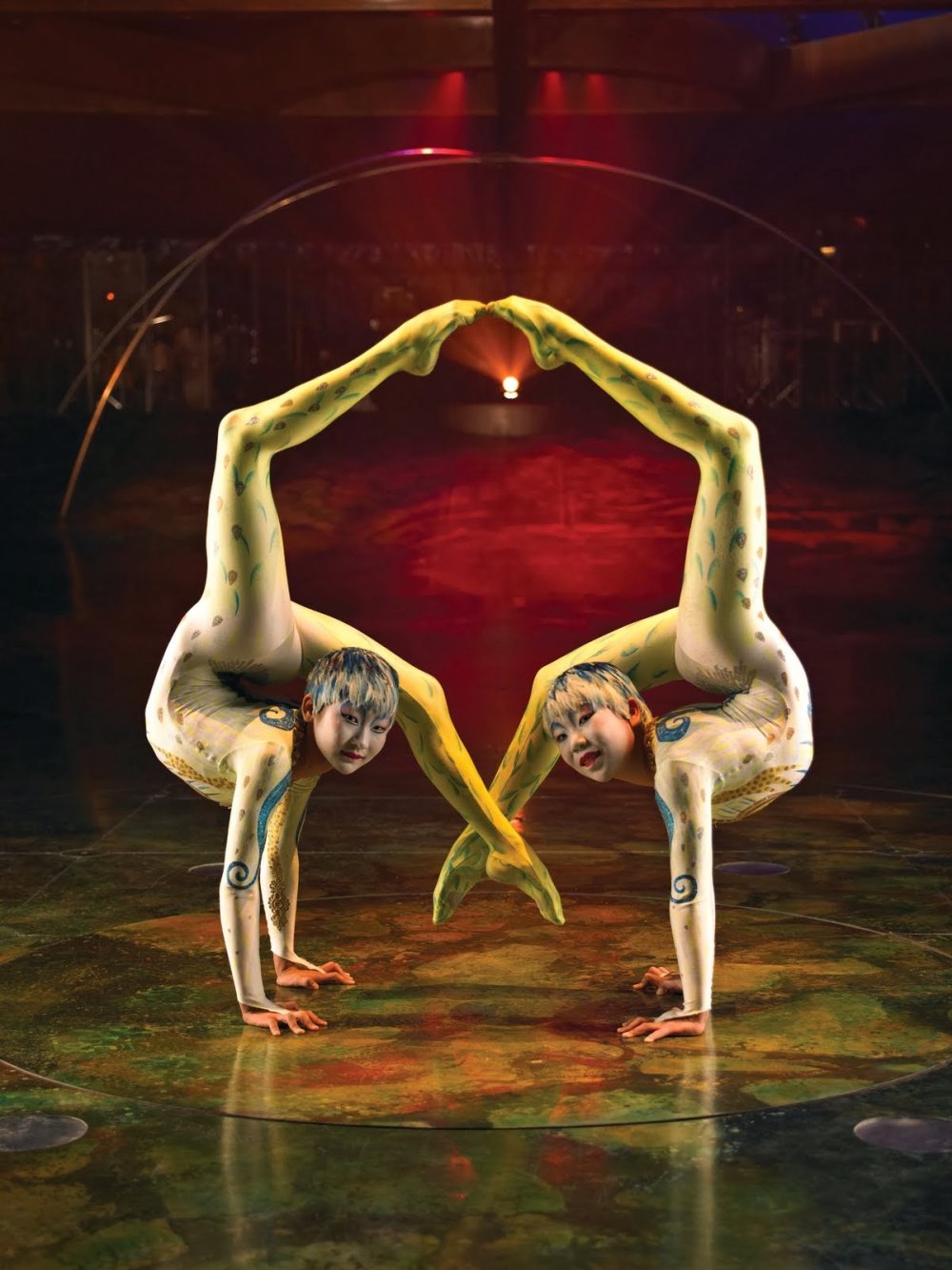 Contortion ballerina