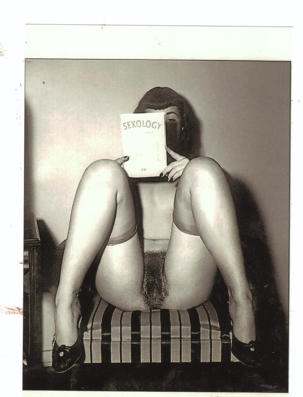 Betty Page with a bare pussy
