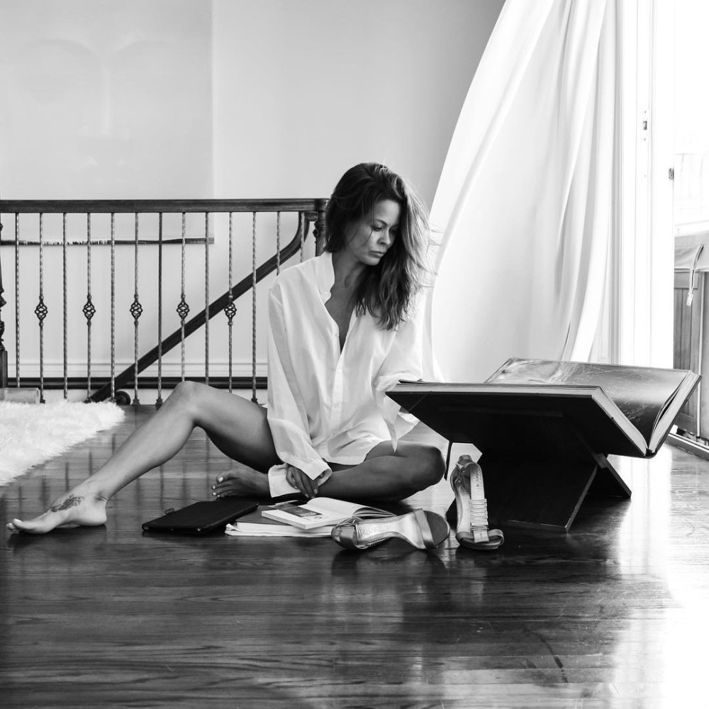 Brooke Burke Nude Black and White Gallery