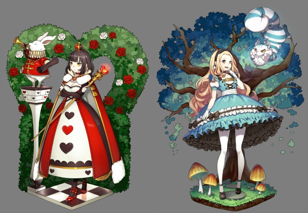 Queen Alice of Wonderland Hearts