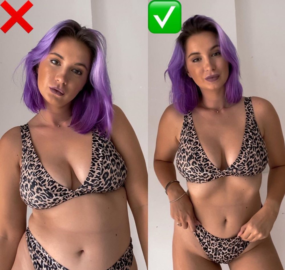 Anna Mongait in a swimsuit