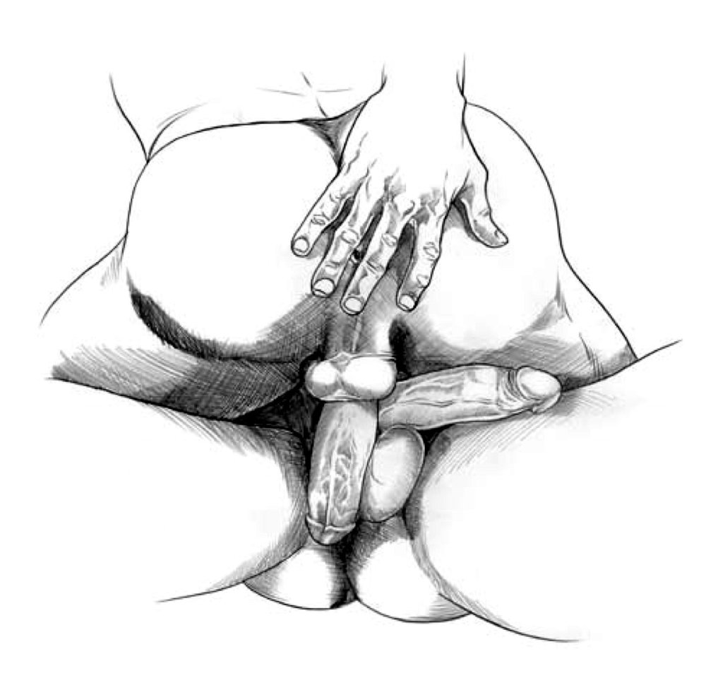 Erotic pictures with a pencil