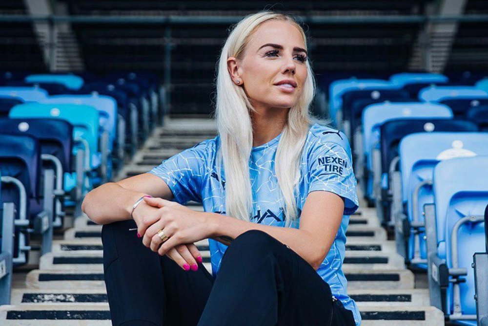 Alex Greenwood in a swimsuit