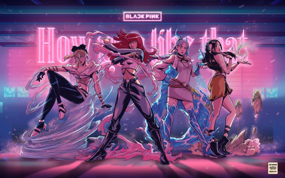 BTS and Blackpink on the show