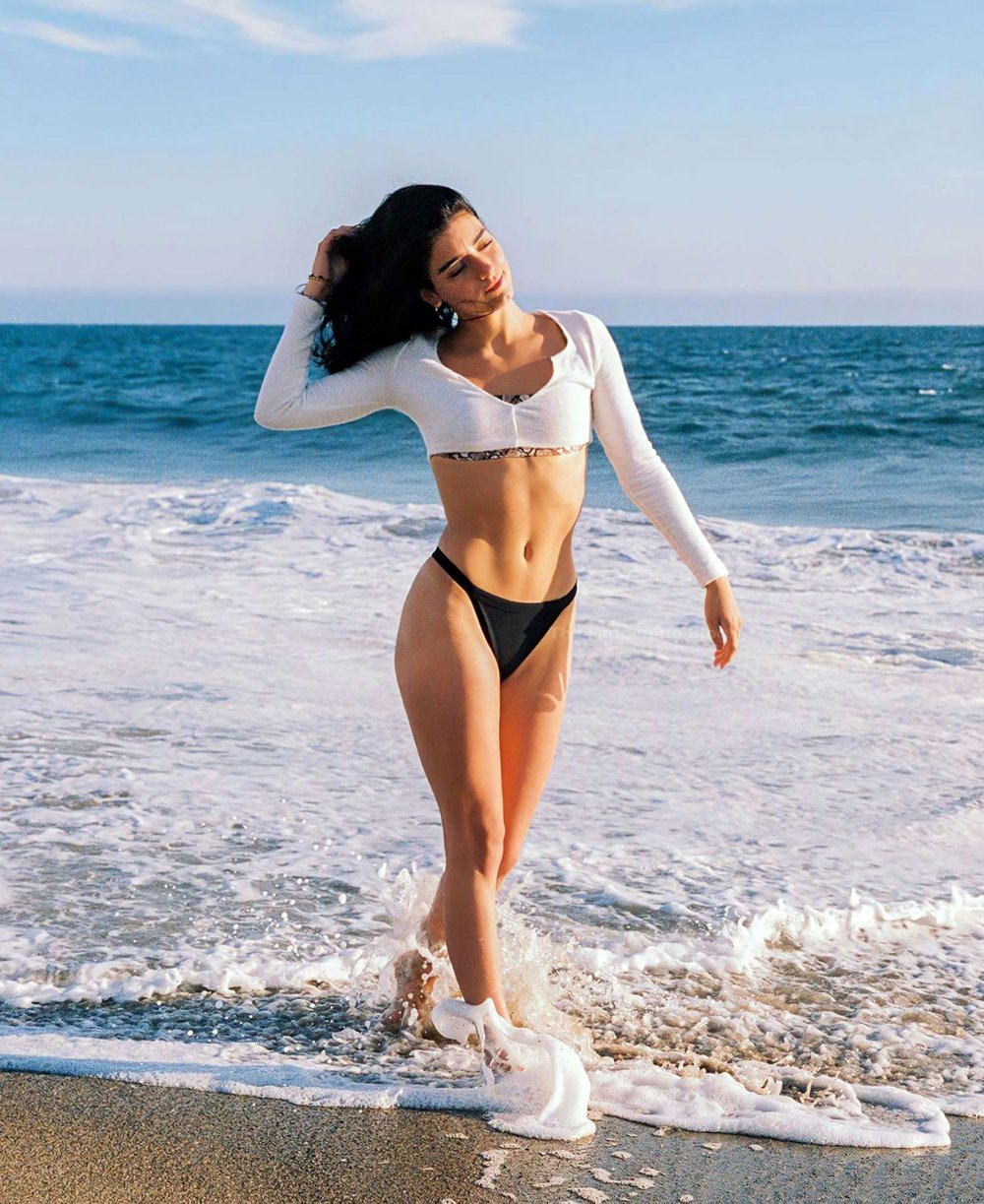 Charlie Tiktokersha in a swimsuit
