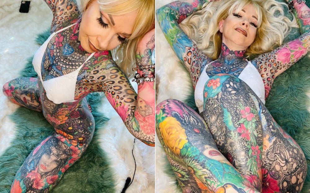 Tattoo-model Kerstin Tristan