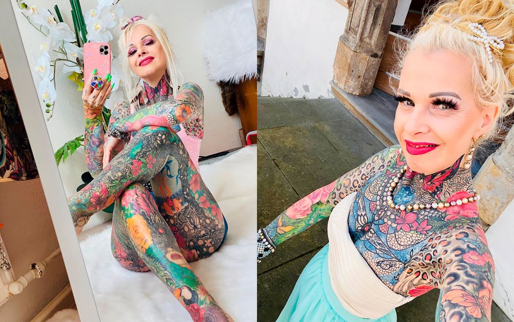 Tattoo-model Kerstin Tristan